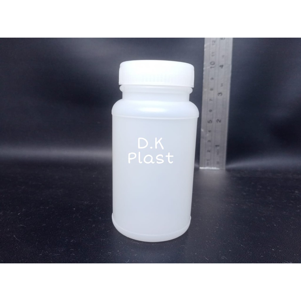 Botol Plastik Obat  100gram 1 ons HDPE (ISI 20pcs)