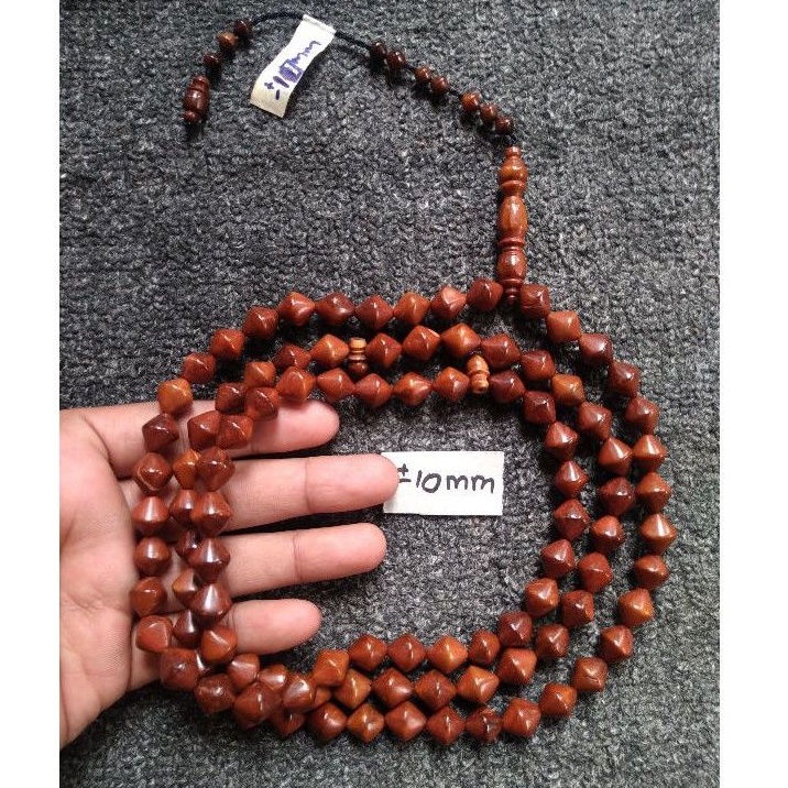 tasbih kokka wajik ± 10 mm ( 10mm )  99 butir