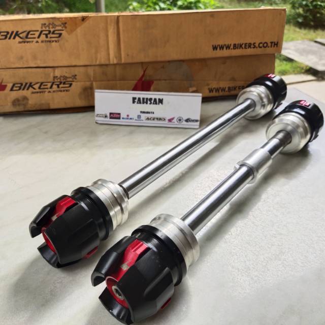 As Roda Slider BIKERS Original Kawasaki ER6 ER6n ER6f ninja 650 Wheel Axle Guard Cover Pelindung Er6