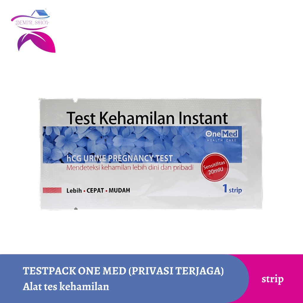 One Med Test Pack Kehamilan / Alat Tes Kehamilan One Med - Strip