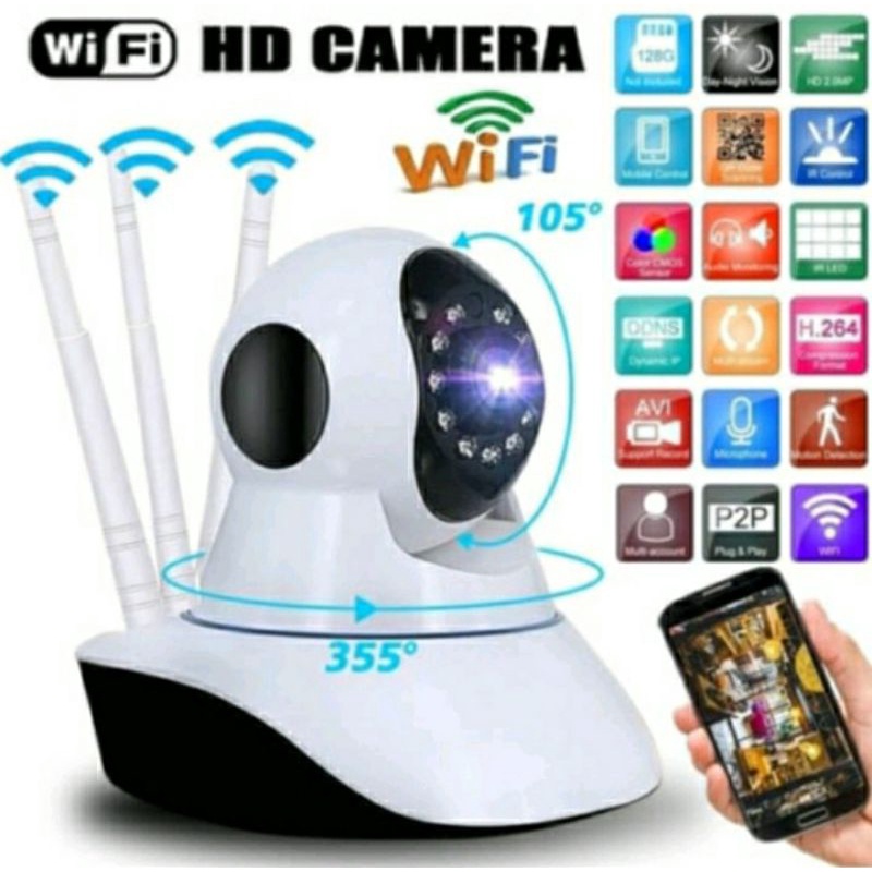 Kamera CCTV infrared / IP Kamera CCTV Wireless IP Camera HD 1080P