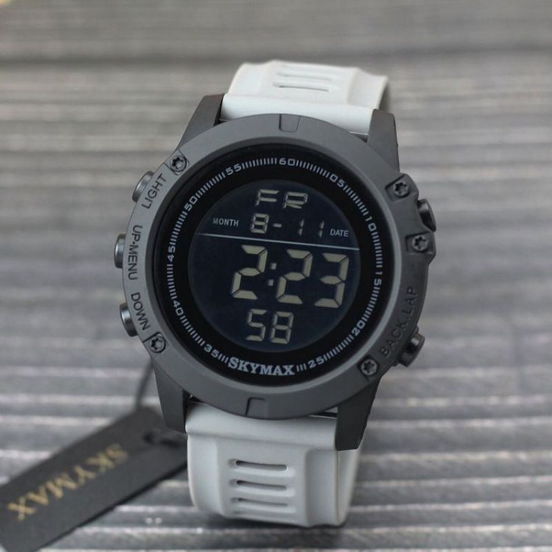 Besst Seller!!! Jam tangan Pria Skymax Original Anti Air Bisa Bawa BERENANG_JAM Tangan Pria Digital Strap Rubber Standar Militer_jam tangan Pria SPORT 30 ATM COD