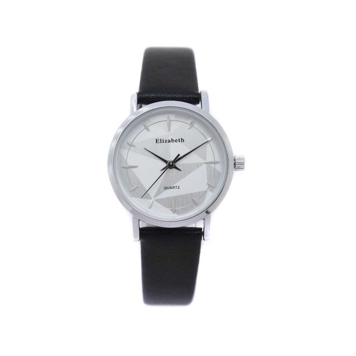 READY Jam Tangan Wanita Elizabeth – Demelza - Black-White SALE