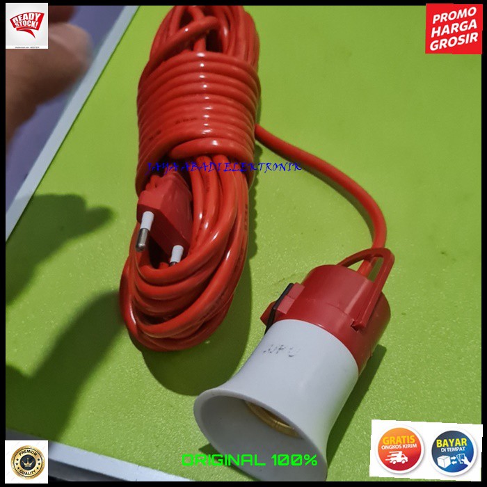 G565 ORIGINAL SAMBUNGAN LAMPU 10 METER SAKLAR KAP EXTENSION FITING E27 COLOK COLOKAN LAMP LED BOHLAM TIDUR BELAJAR SLEEP BULB TES COLOKAN STOP KONTAK LISTRIK SETRUM FITTING  KEPITING   sambungan rumah lampu saklar meter colok colokan lamp bohlam FITING e2