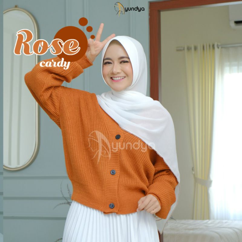 ROSE CARDY AYUNDYA || BAJU HANGAT CARDIGAN