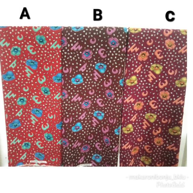 Batik besurek "khas bengkulu