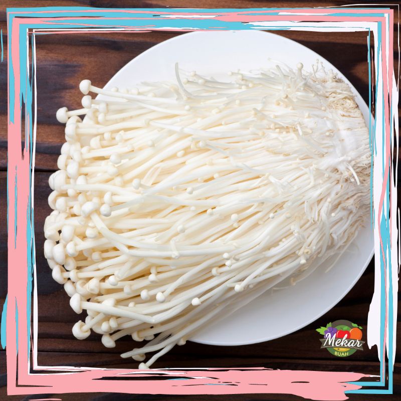 

Jamur Enoki 100 gram aman di konsumsi