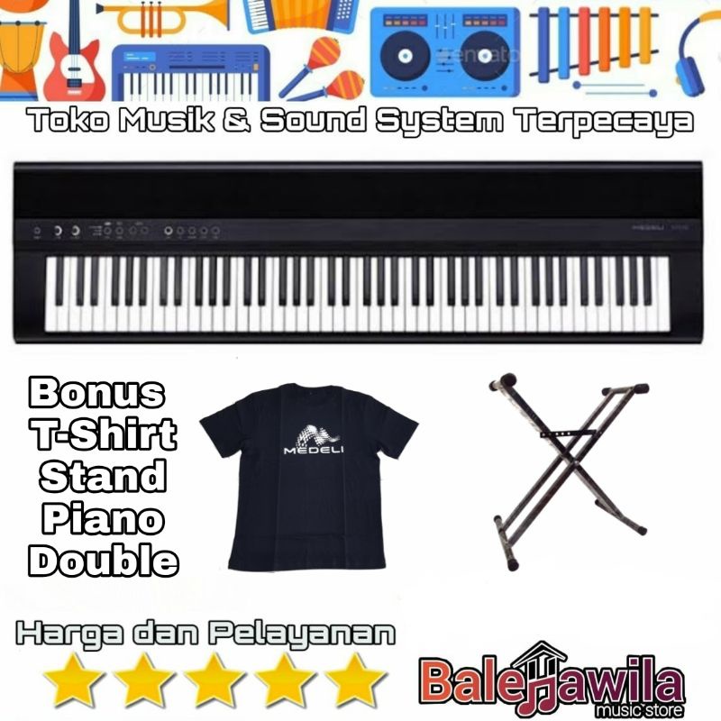 Digital Piano Medeli SP201 SP 201 Smart Piano