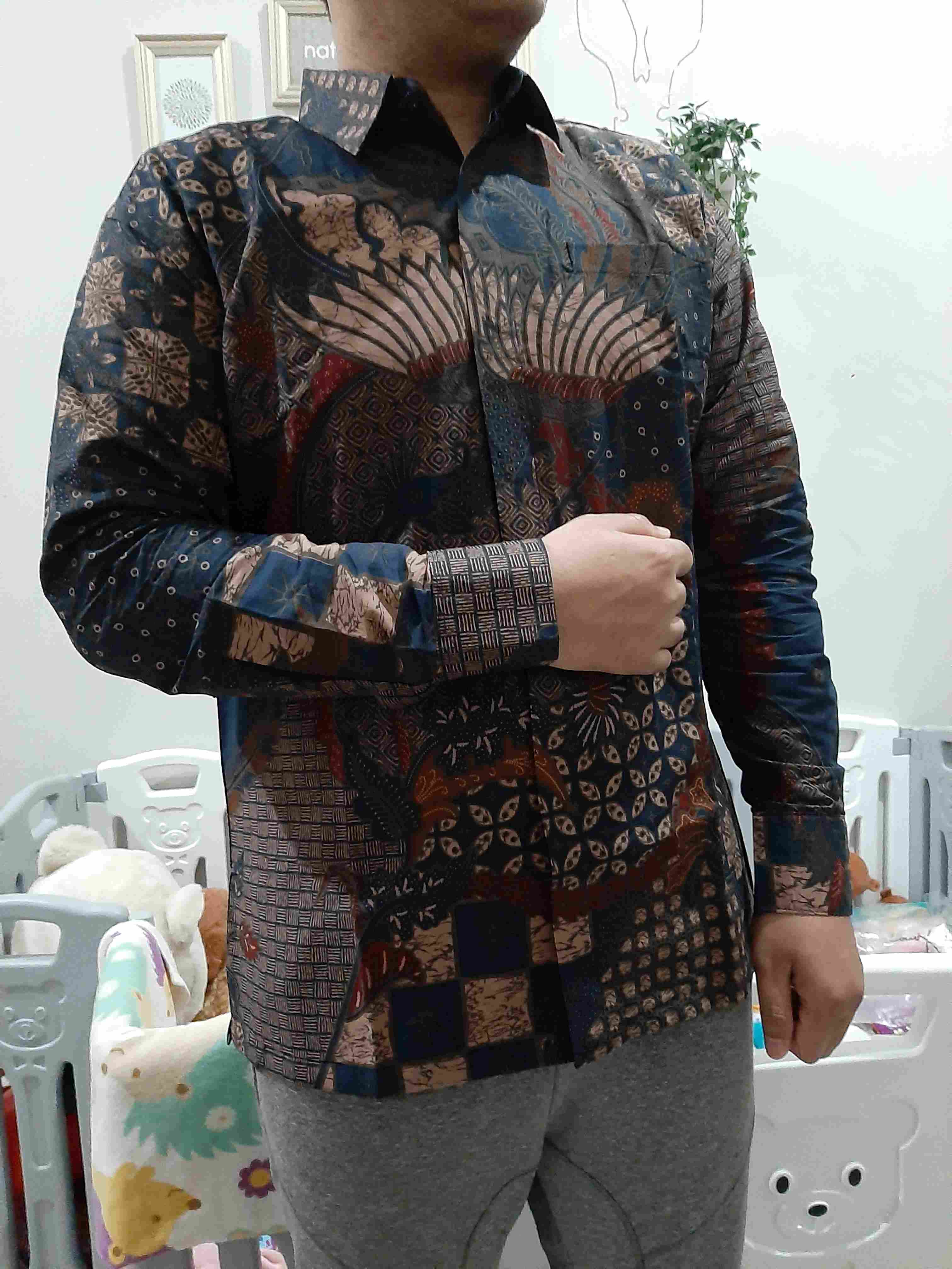 Wiryawan Batik Lengan Panjang Full Furing Katun Halus Sragenan Hq Size M-xxl Batik Solo Kanaya