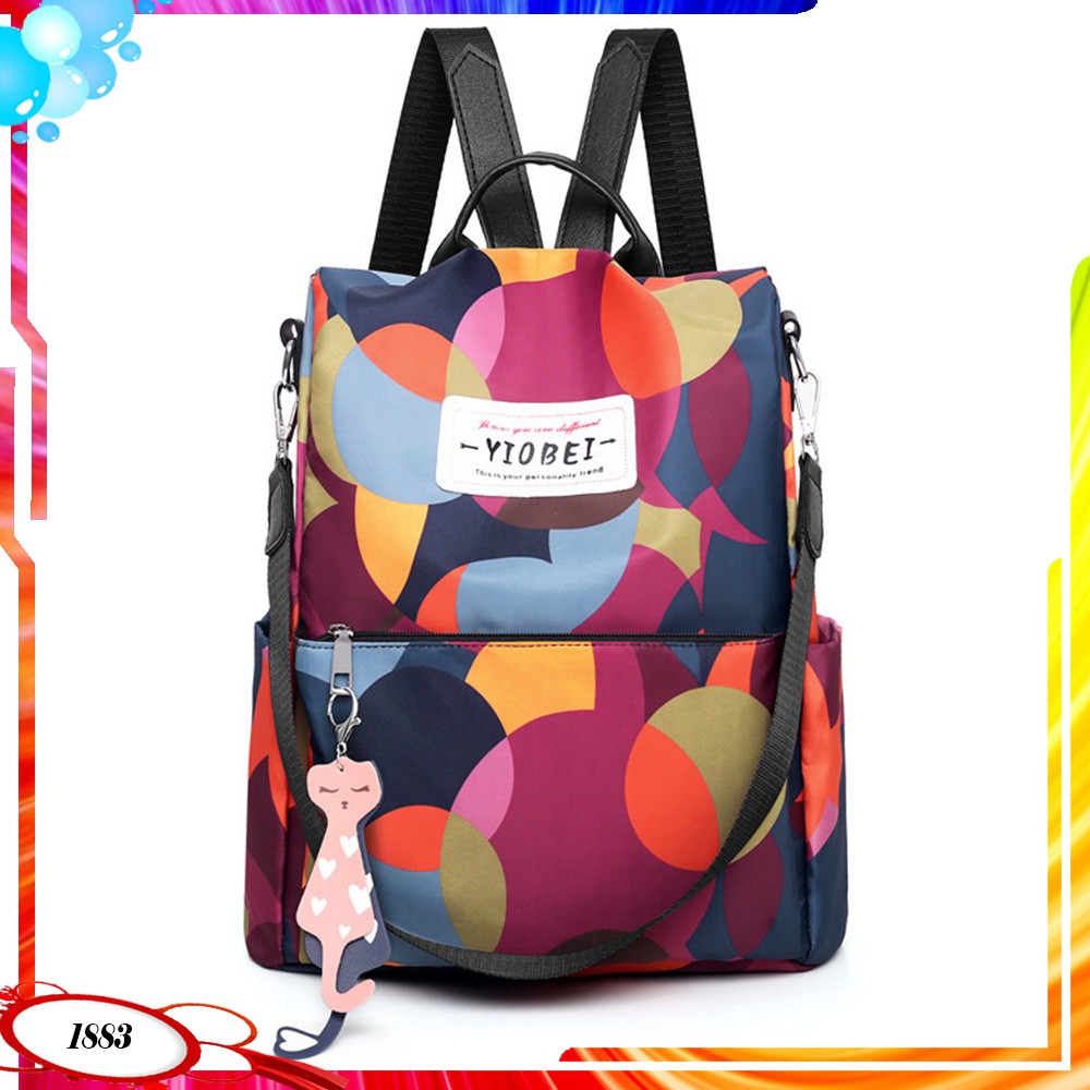 P1883 1KG BISA 3TAS TAS PUNGGUNG FREE GANTUNGAN CAT RANSEL MOTIF YIOBEI TAS PROMO BATAM IMPORT