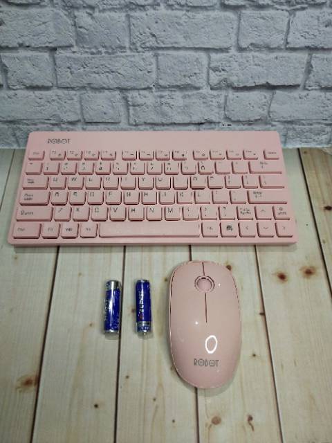 Robot Keyboard Mini + Mouse  Wireless KM3000