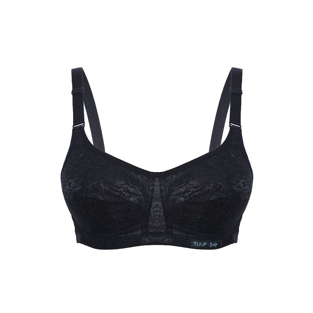 Tulip Love Body Basic Non Wire Bra - Black | Shopee Indonesia