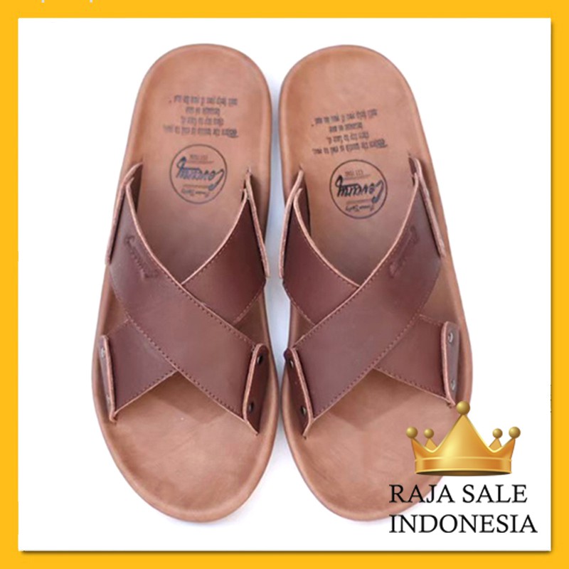  Sandal Kulit Asli  Termurah SC08 Shopee Indonesia