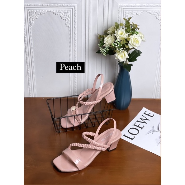 DECLARE&amp;DEE QUEENSA HEELS BLOCK PESTA 5CM SIMPLE