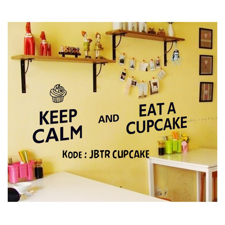 STIKER DINDING CUP CAKES (WALLSTICKER 60X90) WALL STIKER