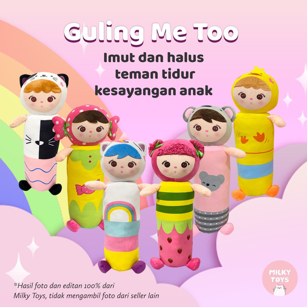 BONEKA GULING METOO LUCU UNTUK ANAK 50 CM IMUT DAN SANGAT HALUS