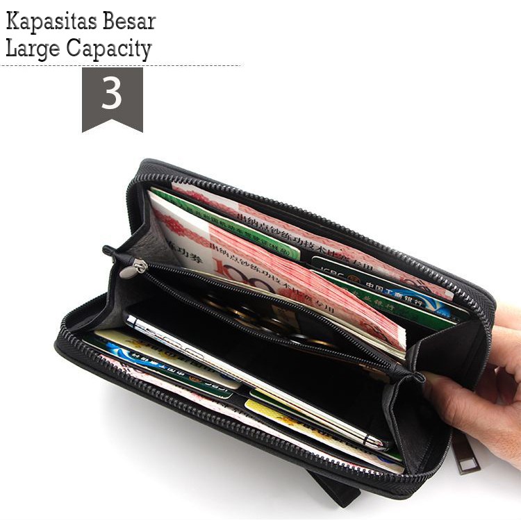 Dompet Panjang Kualitas Premium Multifungsi Dompet Import / Dompet Murah