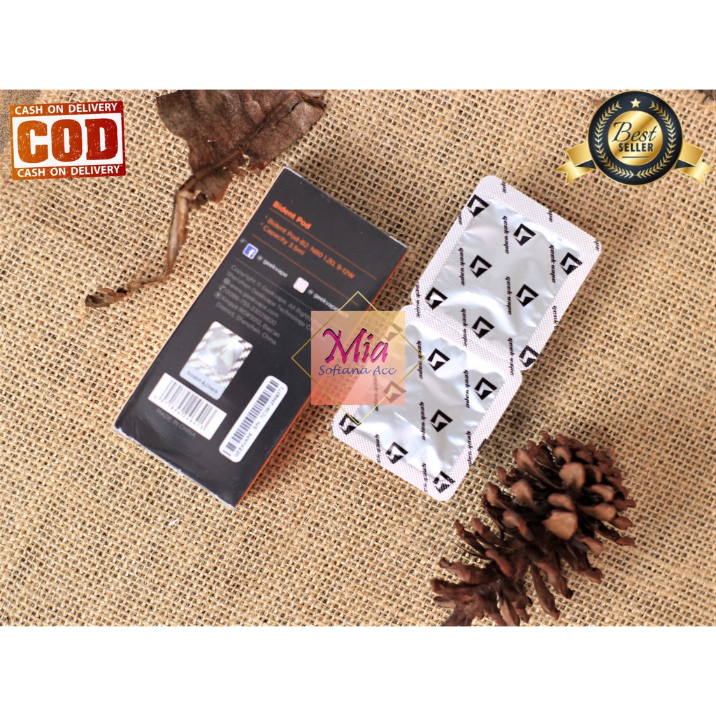 CATRIDGE VAPOOR BIDENT POOD 1.2 ohm Reg 2.5ml HaRGA 1 PCS