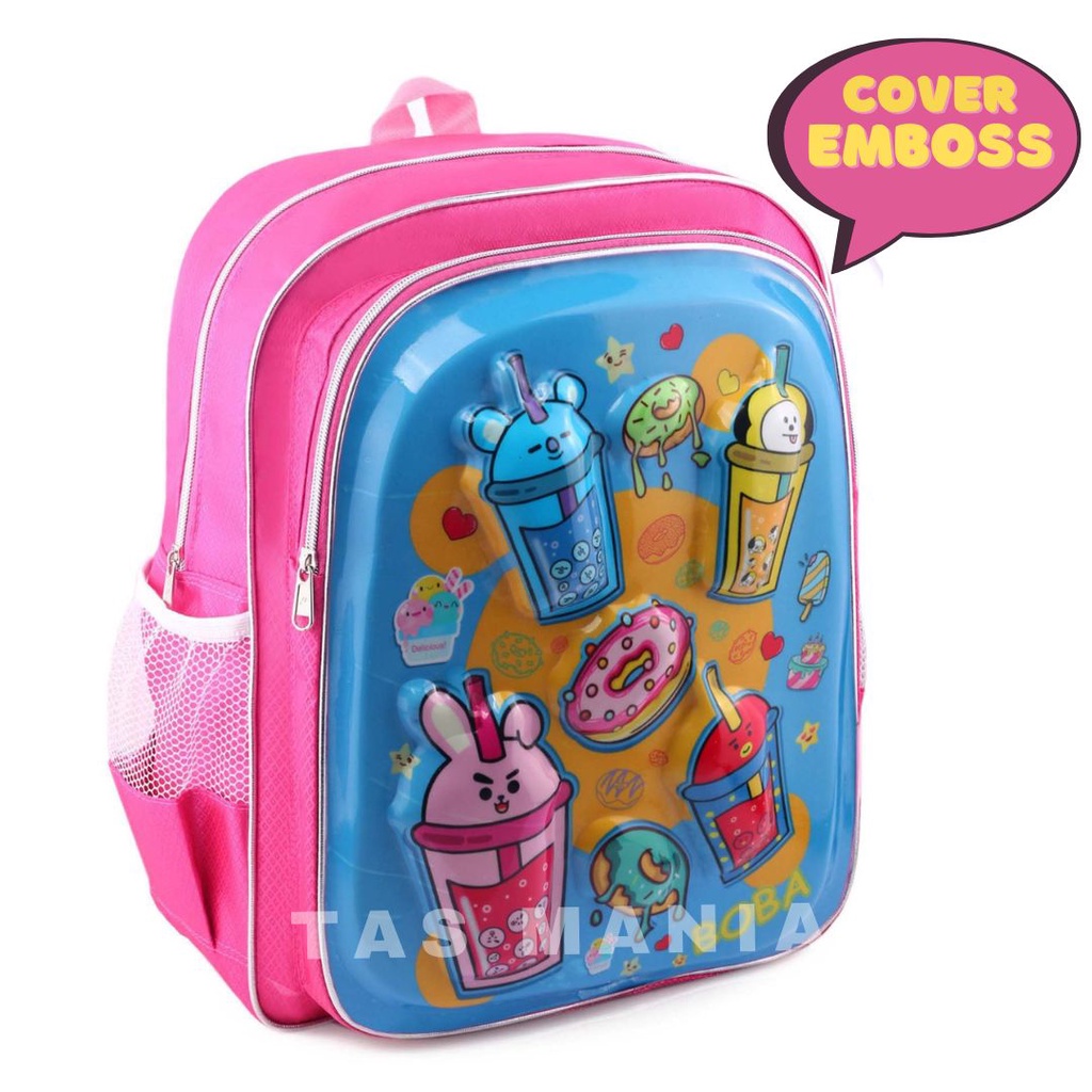 RTM - Tas Ransel Anak RANSEL TIMBUL EMBOSS  - RANSEL BOBA RANSEL DONAT RANSEL EMBOSS - RANSEL BOBBA - TAS BOBA ANAK SEKOLAH - Tas Sekolah Anak - Tas Anak Sekolah Tas Anak SD Tas Anak TK Promo Diskon Termurah Terlaris Terbaru Best Seller