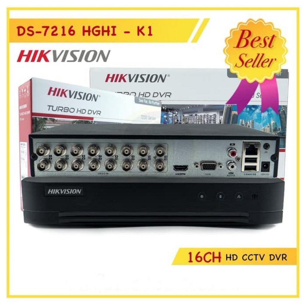 DVR Hikvision 2MP 16 Channel DS-7216HGHI-K1