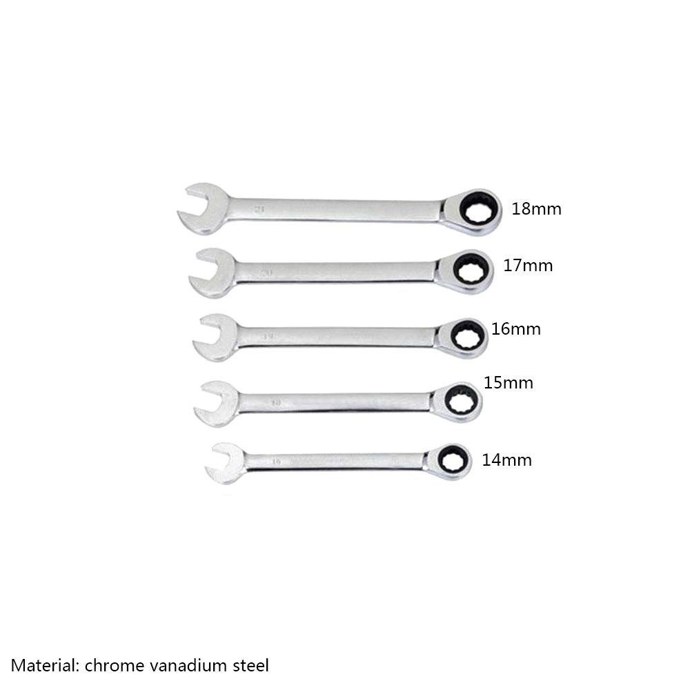 Kunci Pas Ratchet Bolak Balik Nanas Torsi Tinggi 72gigi Gear Nut Tool