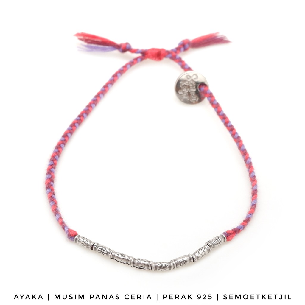 

Semoet Ketjil Gelang Bohemian Ayaka perak 925 Boho Special Edition