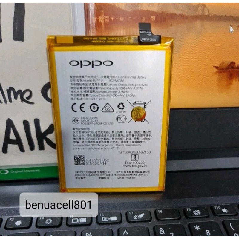 battery batrai baterai Tanam Oppo BLP-711 Realme C2 A1K