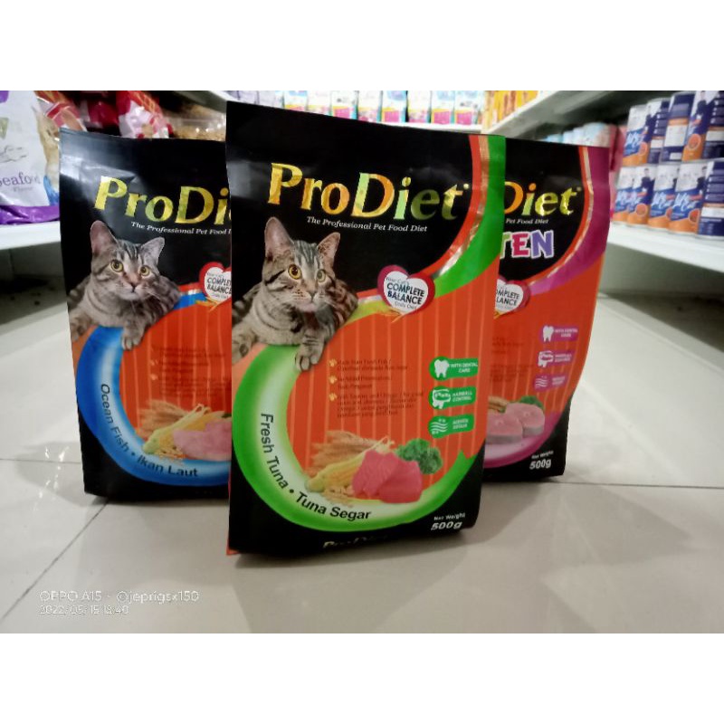 makanan kering kucing dewasa 500gr