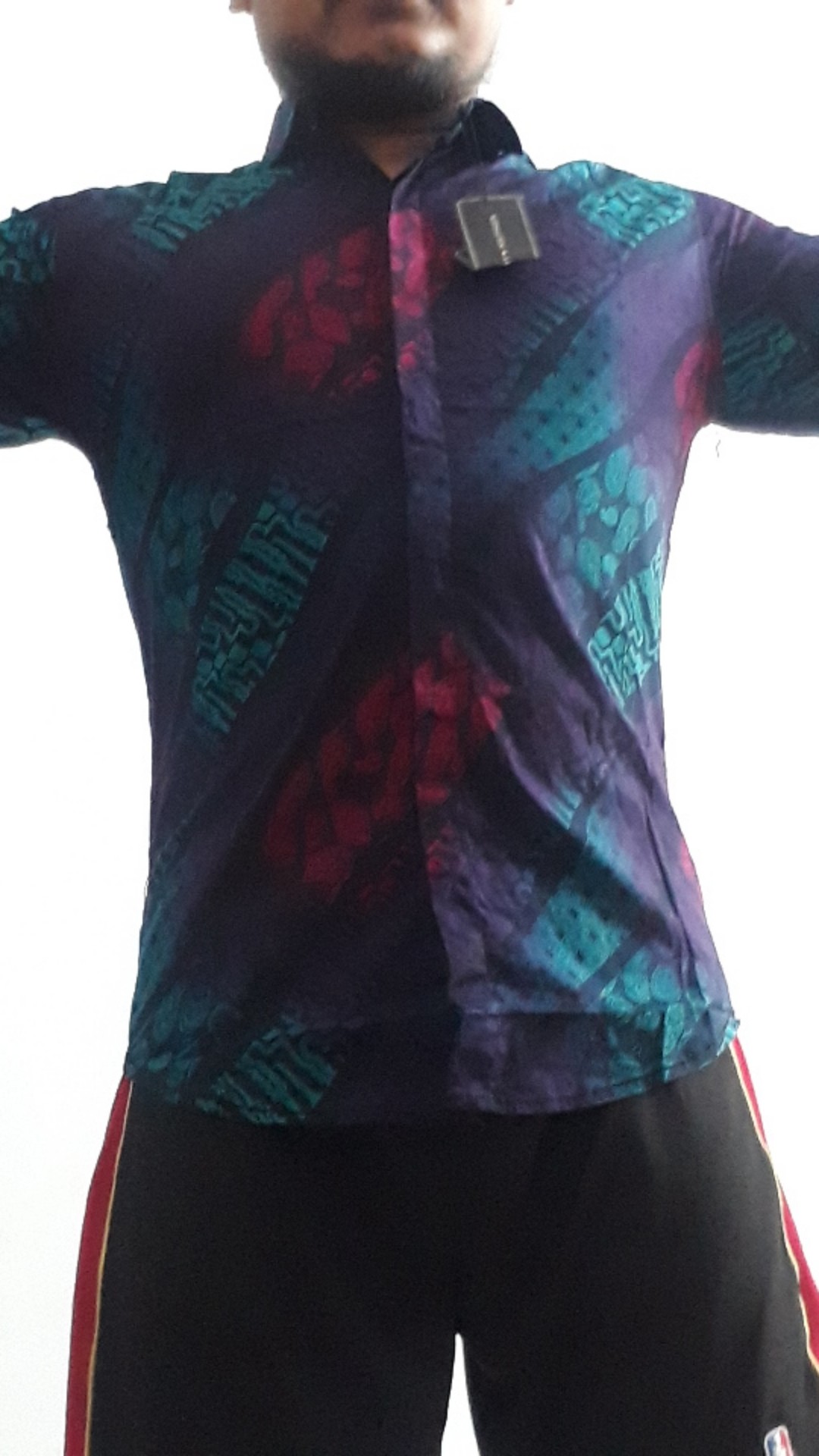 Dgm Fashion  Kemeja Batik Pria Lengan Pendek Songket /kemeja Tribal 6127