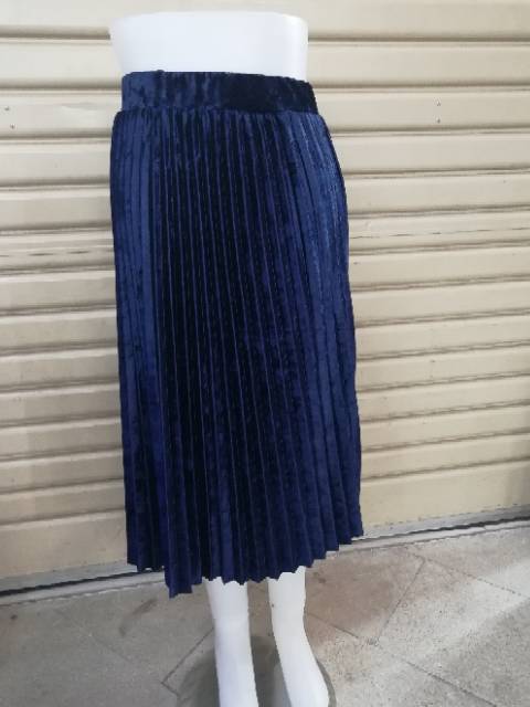 Rok velvet midi  import Prisket mayung