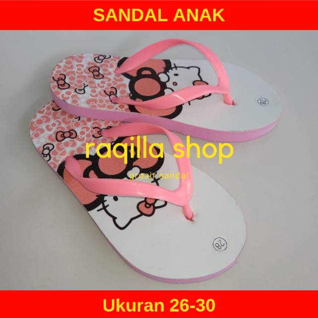 Sandal Anak Hello Kitty ukuran 26-30 sendal anak hello kitty sandal hello kitty