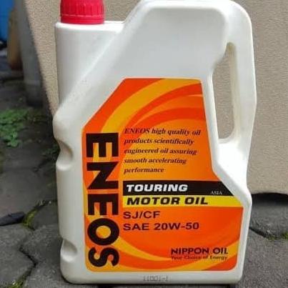 Produk Terbaik] Oli mesin bensin ENEOS TOURING 20W/50 - 4 liter