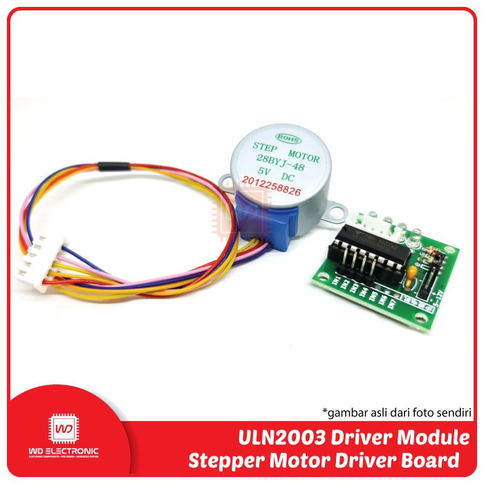 ULN2003 Driver module with stepper motor 5V 28BYJ-48