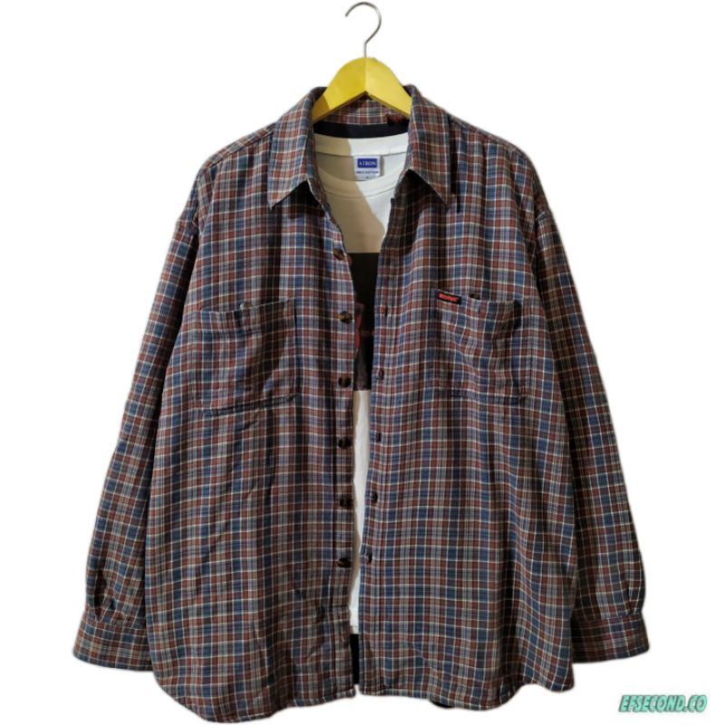 Flannel Outer Wolverine // flannel uniqlo, flannel pria