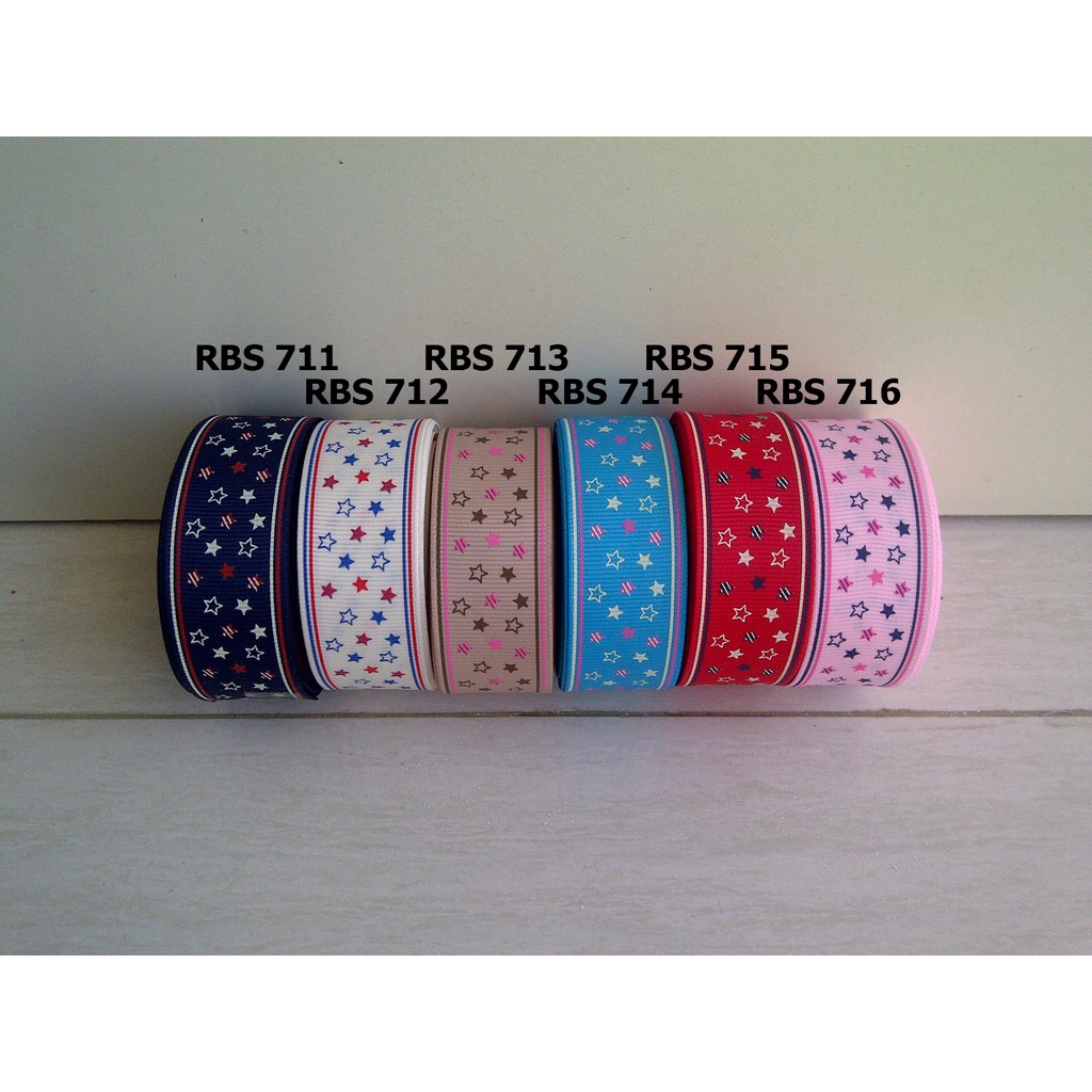 

[10 YARD] PITA GROSGRAIN MOTIF STAR SALE RBS 711,712,713,714,715,716