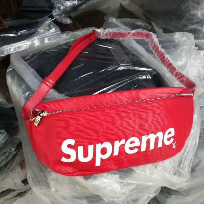 TAS LV SUPREME PRIA/WANITA IMPORT RED AND BLACK