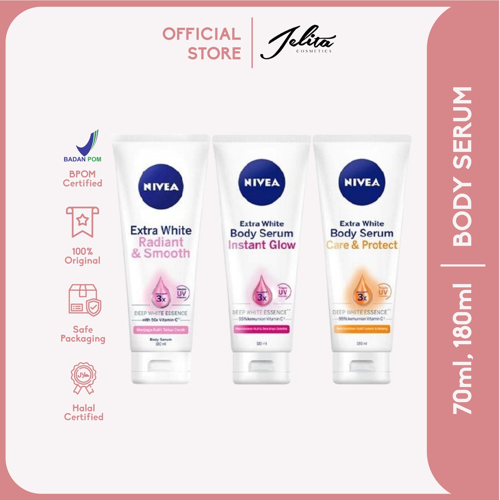 Nivea Extra White Body Serum 180ml