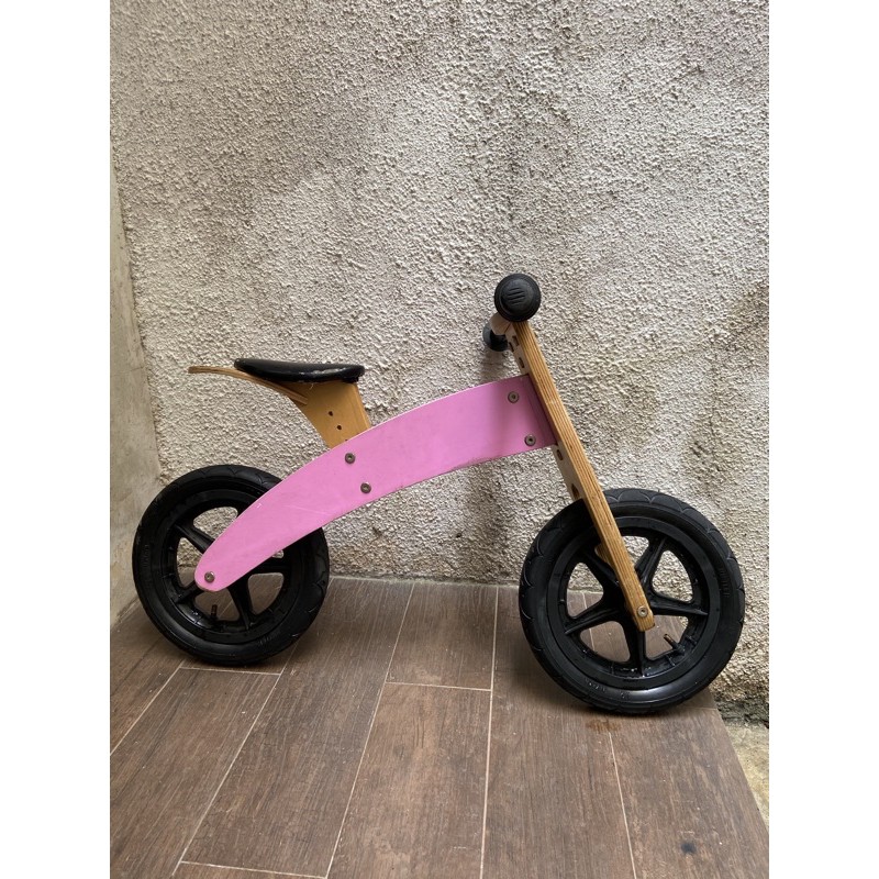 Preloved wooden balancing bike