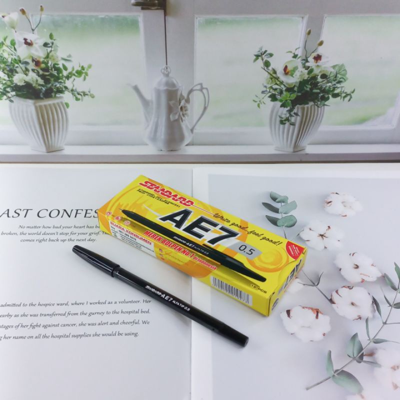 

Pulpen Standart AE7 Isi 12Pcs Pen Pena Ballpoint