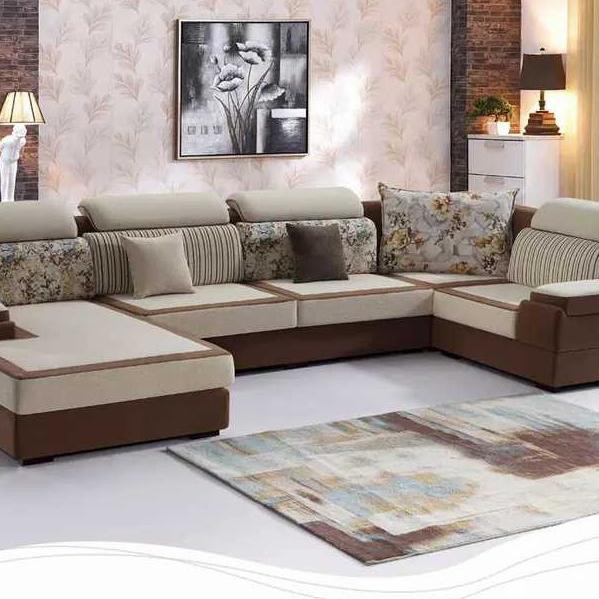 Sofa Tamu Minimalis L /Kursi Sofa Tamu L Sudut/Sofa Minimalis - Putih Toko.Faaruuq145