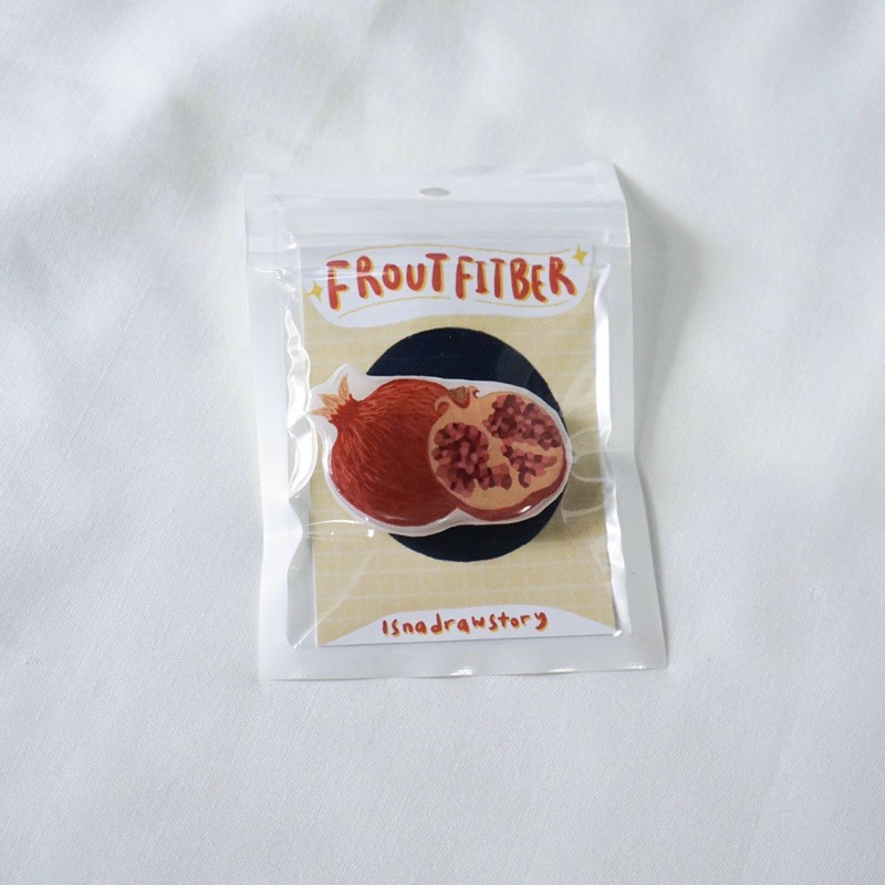 

Handmade Acrylic Pin Froutfitber Pomegranate