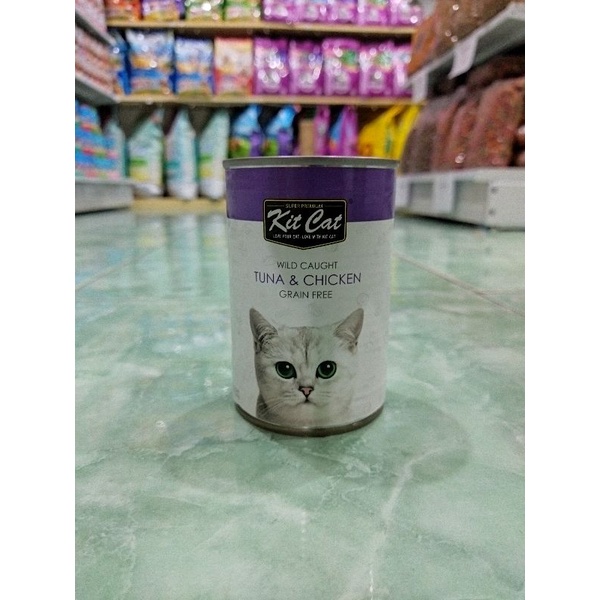 Makanan kaleng Kit Cat Grainfree 400gram wet food all varian