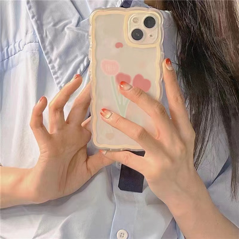 Casing Soft Case Tpu Transparan Motif Kartun Untuk iPhone 13 / 13pro / 13prm / 11 / 7Plus / 8Plus / Xr / XS / 13 / 12pro