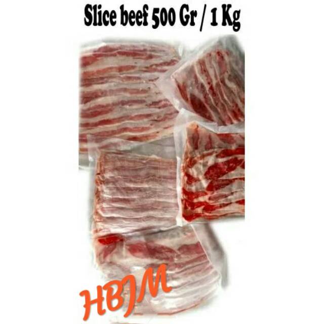 

Slice beef 1 Kg frozen