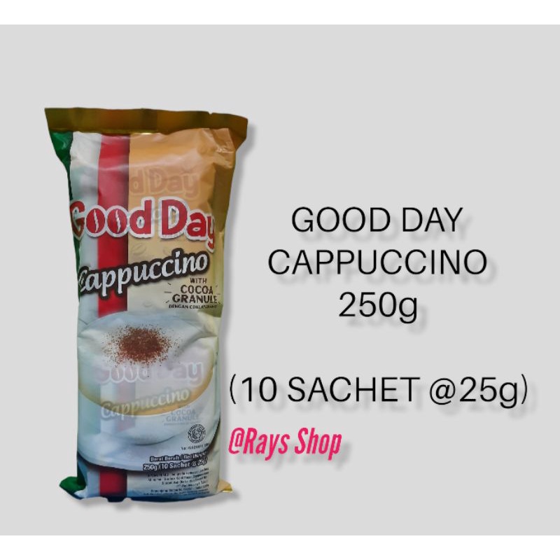 

GOOD DAY CAPPUCCINO KOPI ISI 10 SACHET