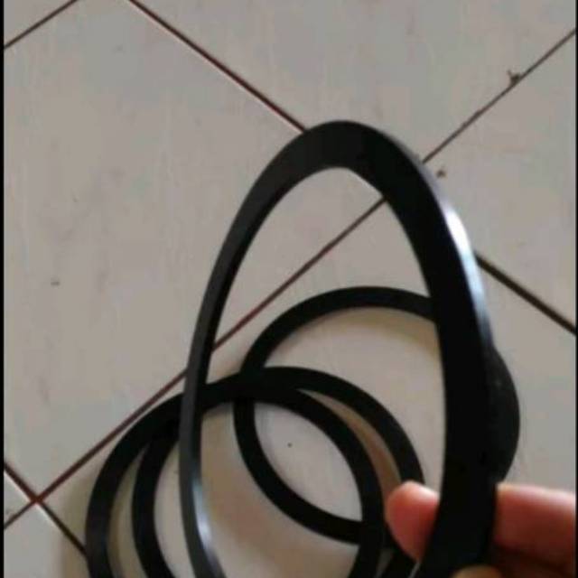 Karet kaca tabung pom mini manual