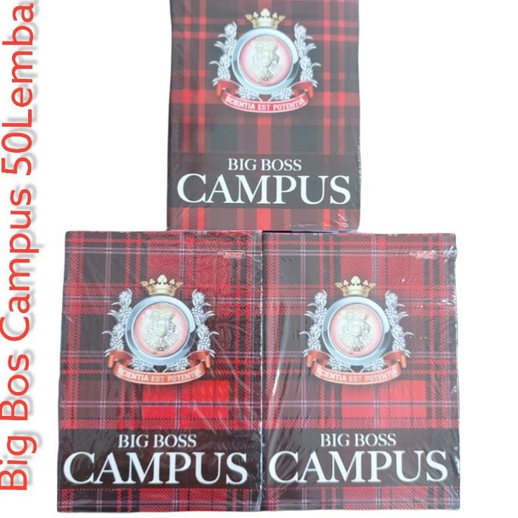 

Buku Tulis Big Boss Campus 50 Lembar 1pak isi 10 buku ダ