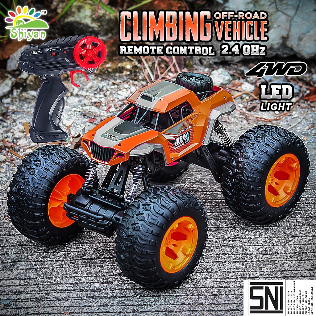 [Shiyan] mainan rc mobil strom riders remote control big monster truck produk terbaru model cas