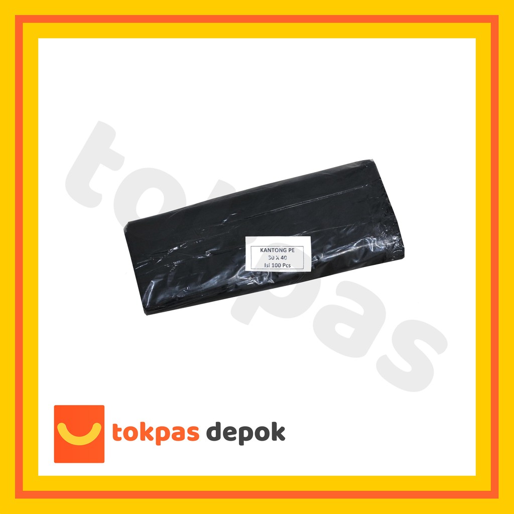 Plastik Packing plastik sampah kecil ukuran 30 x 40 warna Hitam