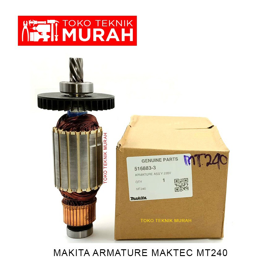 Makita Armature MT240 / Angker MT 240 Asli Original